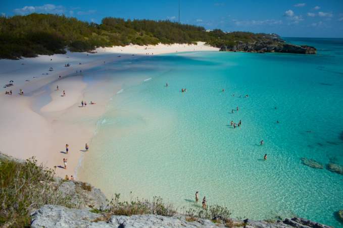 Horseshoe Bay in Bermuda